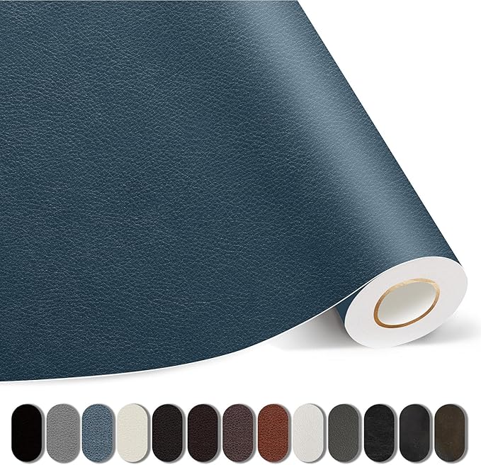 Leather Repair Patches, 35X79 Inch Self-Adhesive Leather Repair Tape, Stretch