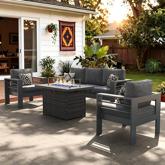 LayinSun Aluminum Furniture Set