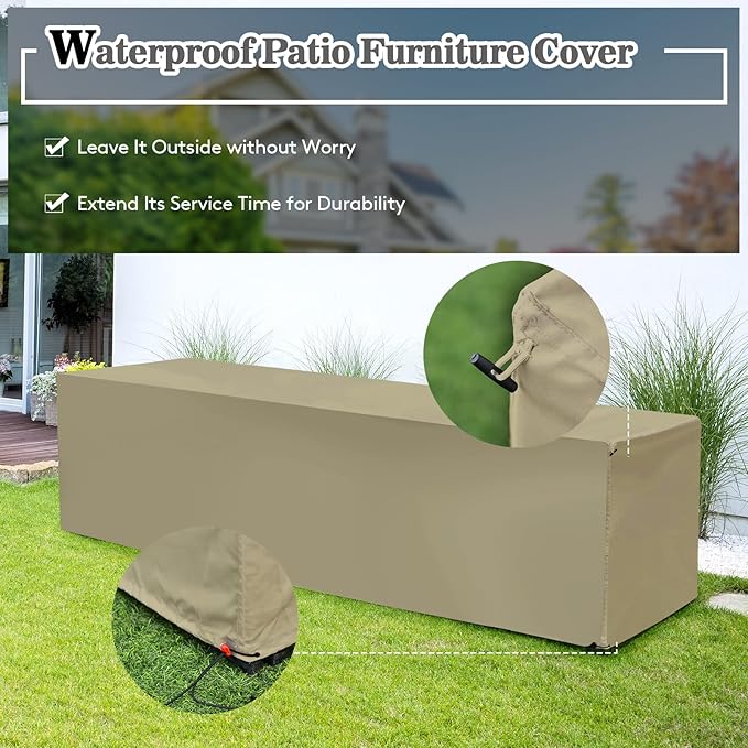 Tangkula 8 Pieces Patio Furniture Set