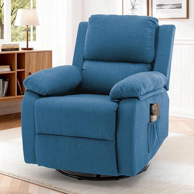 Korser Recliner Chair, 360 Swivel Rocker Chair