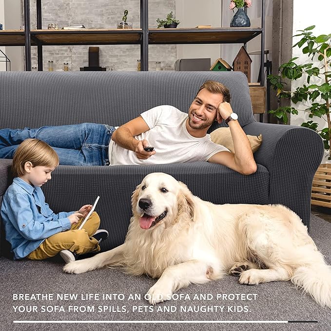 ZNSAYOTX Super Stretch Couch Cover Universal Sofa Covers
