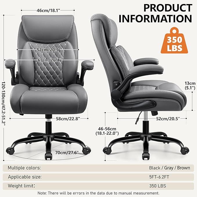 BESTFAIR Office Chair, Executive Computer Desk Chair