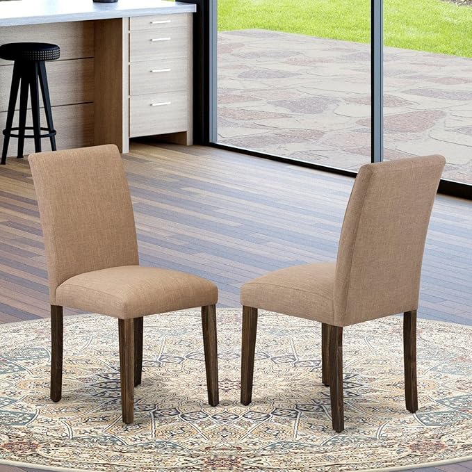 East West Furniture ABP7T47 Abbott Parson Kitchen Chairs