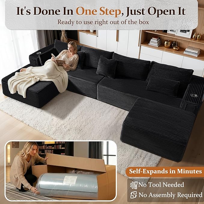 30" Cloud Sectional Couch Single Seat