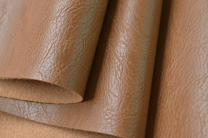 Wento Thick 3 Yard Faux Leather Fabric Soft Skin Grain PU Leather