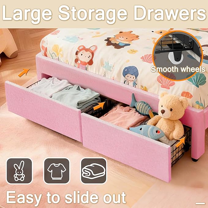 Queen Upholstered Children’s Bed