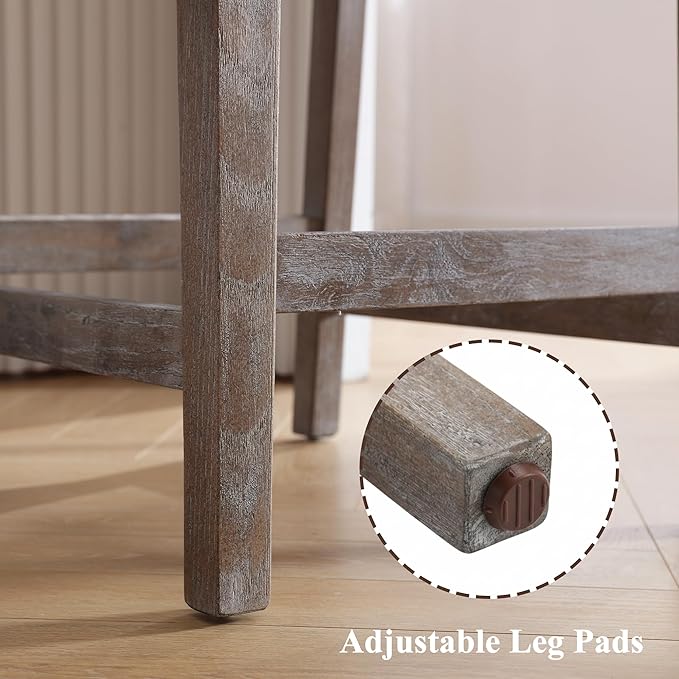 27" Rustic Counter Height Bar Stools