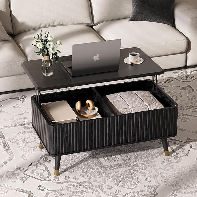 SULIVES Lift Top Coffee Table