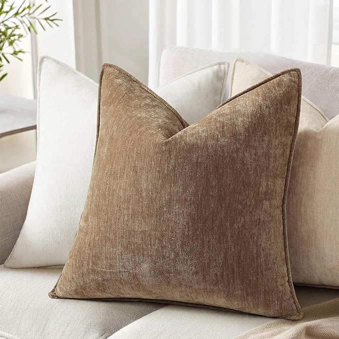 decorUhome Summer Couch Throw Pillow Covers 20x20 Set of 2, Decorative Soft