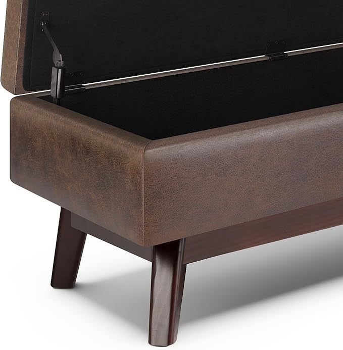 SIMPLIHOME Owen Rectangular Storage Ottoman