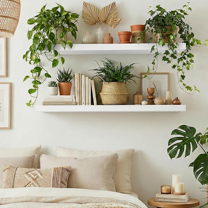 Dreamland White Floating Shelves
