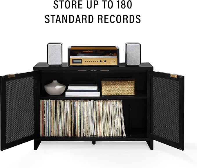 Crosley Furniture Kenji Media Console, Record Player Stand