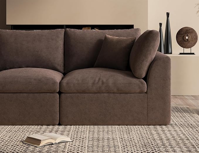 ohllob 78.9" Loveseat Sofa, Cloud Boneless Couches