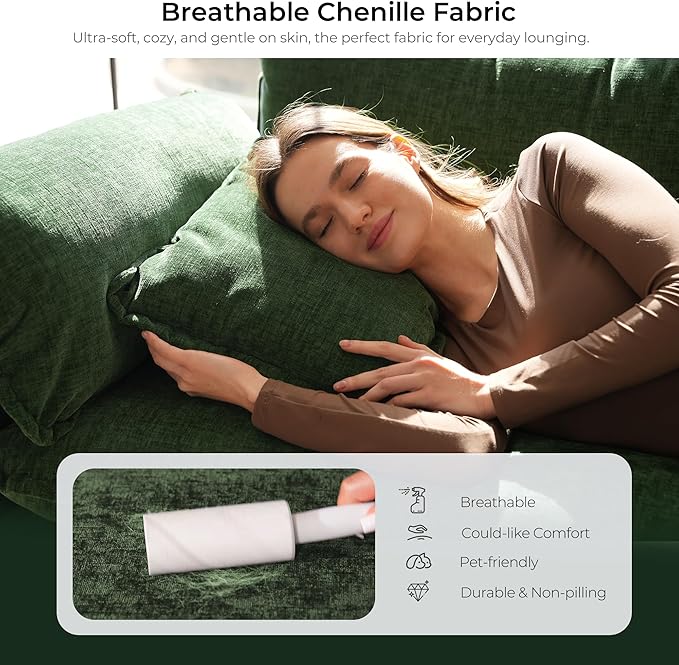 ELUCHANG Oversized 79" Modular Sectional Sofa, Comfy Cloud Couch