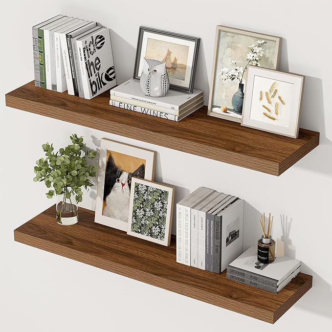 36 Inch Floating Shelves, 12 Inch Deep Floating Shelves
