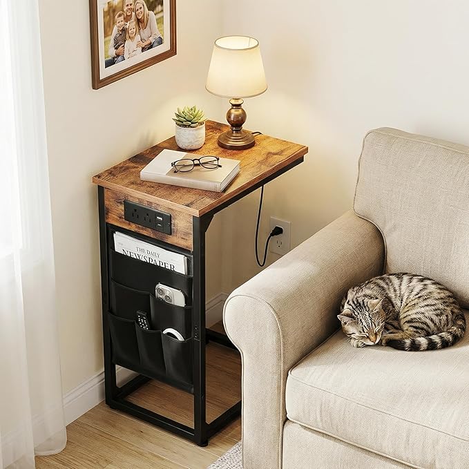 AMHANCIBLE C Shaped End Table