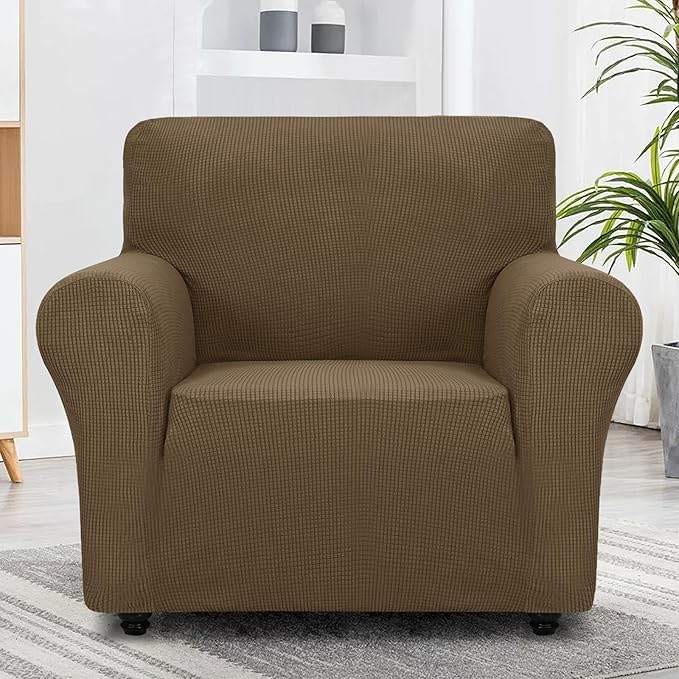 ZNSAYOTX Super Stretch Chair Slipcover Universal Sofa Chair Covers