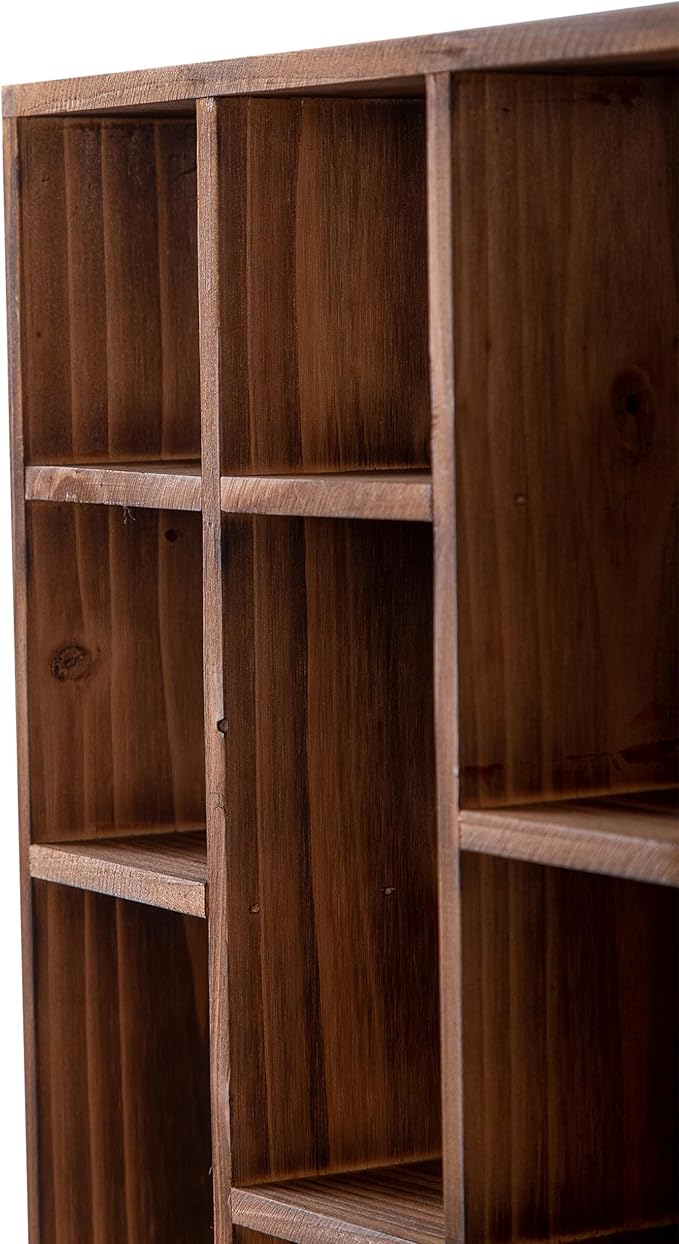 SOFE Small Brown Wood Shadow Box