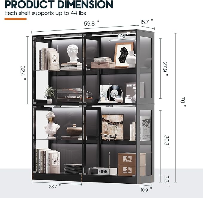 AMERLIFE RGB Display Cabinet