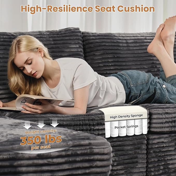ovios 32.7 inches Ottoman Seat Module