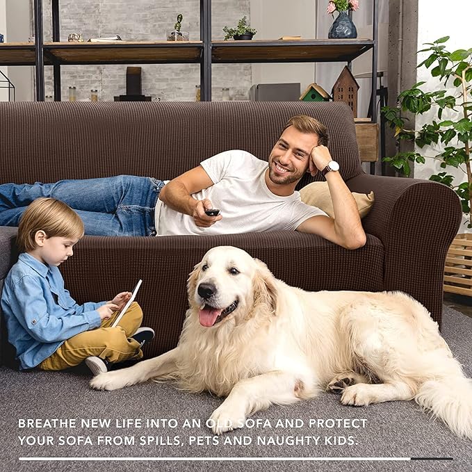 ZNSAYOTX Stretch Oversized Couch Cover Universal Sofa Covers