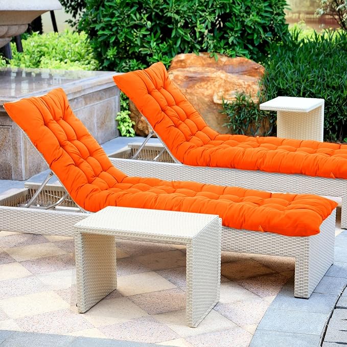 Bucherry 67 x 19 Inch Chaise Lounge Cushions Soft Lounge Chair Cushion Gravity