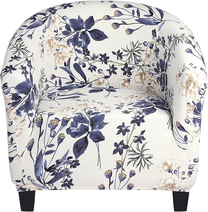 SearchI Club Chair Slipcover Stretch Barrel Chair Covers Printed Tub Chair