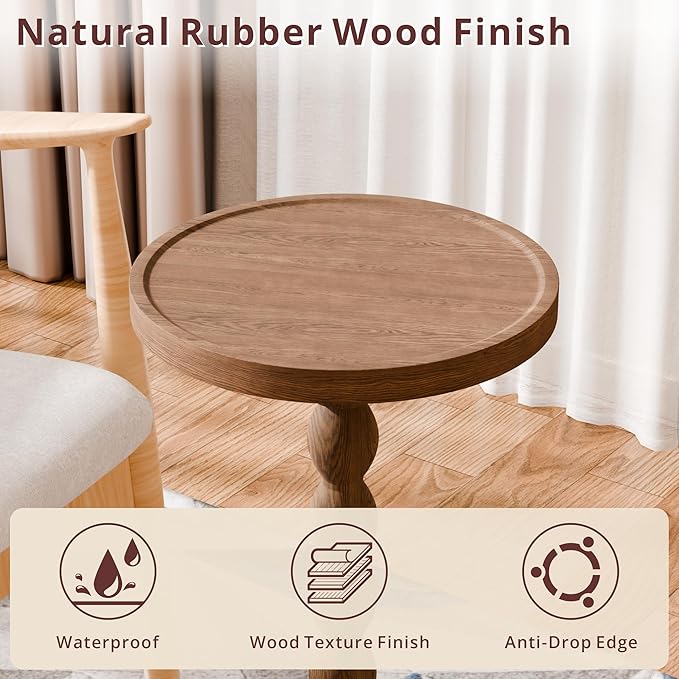 Small Side Table, Rubberwood‌ Drink Table