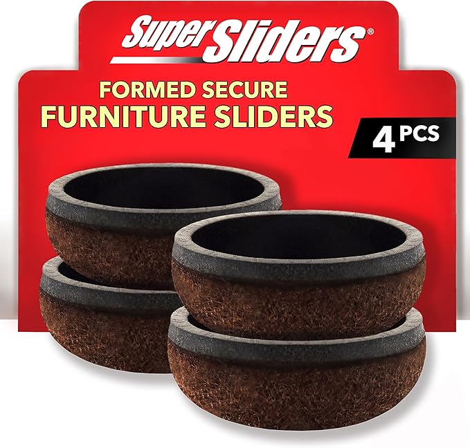 Super Sliders Secure Grip Formed Felt Movers