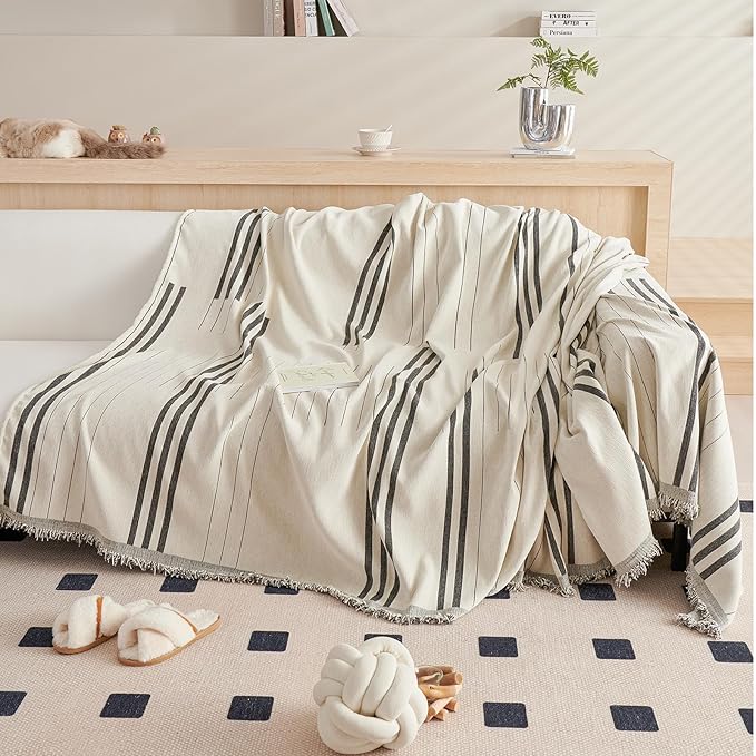 DREAMINGO Couch Cover Reversible Chenille Loveseat Sofa Covers