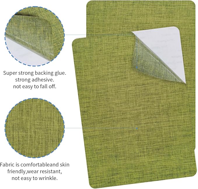 SYLVASS 8x11 Inch Fabric Repair Patches, Self-Adhesive Linen Patch