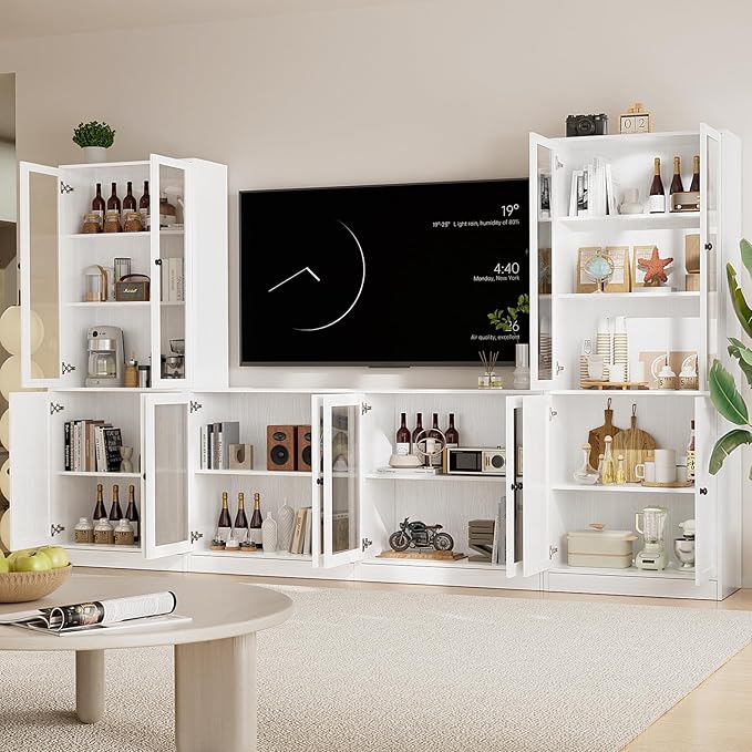 TUSY 71" TV Stand Storage Set