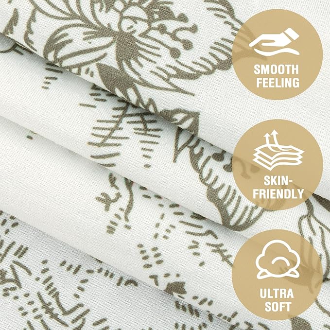H.VERSAILTEX Printed Chair Slip Cover Floral Pattern Sofa Cover Soft