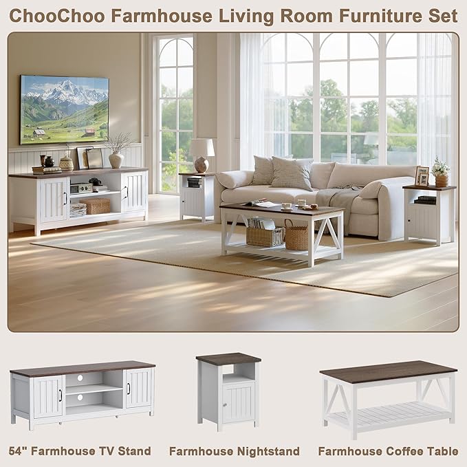 ChooChoo 54" Farmhouse TV Stand
