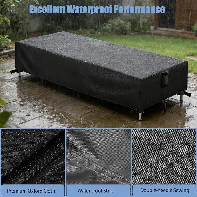 Chaise Lounge Covers, Waterproof Outdoor Lounge Chair Covers