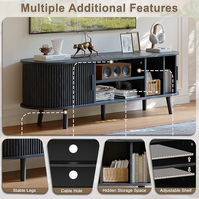 ChooChoo Mid Century Modern TV Stand