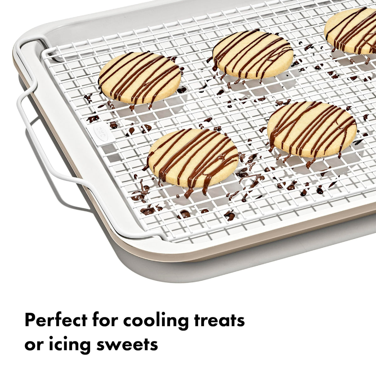 OXO Good Grips Non-Stick Pro Ceramic Coated Cooling and Baking Rack, Cooling Rack