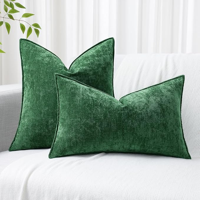 decorUhome Summer Couch Throw Pillow Covers 18x18 Set of 2, Decorative Soft