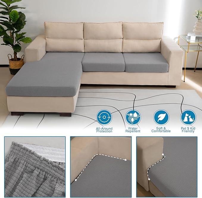 Water Repellent L Shaped Couch Covers