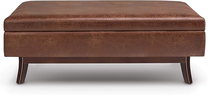 SIMPLIHOME Owen Rectangular Storage Ottoman