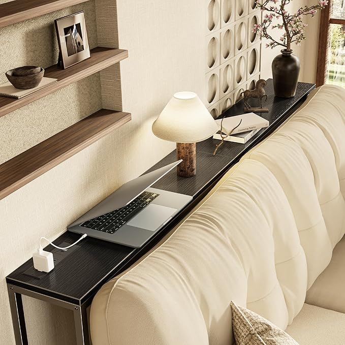 SUPERJARE 70 Inch Console Table