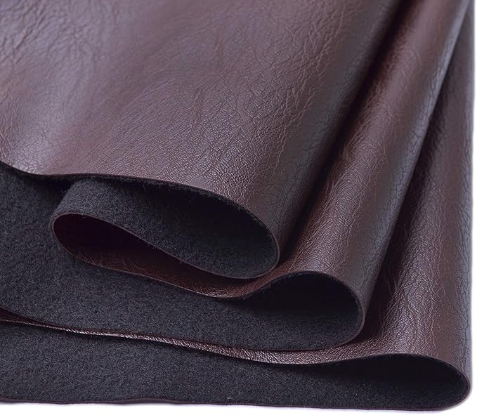 Wento Thick Faux Leather Fabric Soft Skin Grain PU Leather