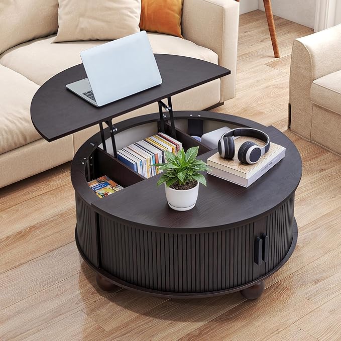 Round Lift Top Coffee Table