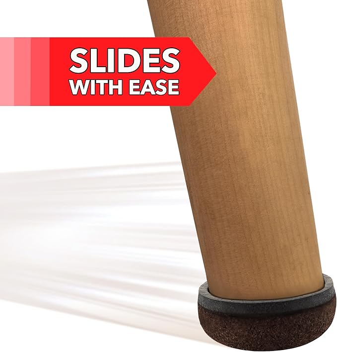 Super Sliders Secure Grip Formed Felt Movers