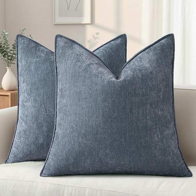 decorUhome Summer Couch Throw Pillow Covers 16x16 Set of 2, Decorative Soft