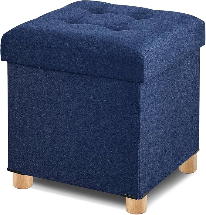BRIAN & DANY Ottoman with Storage, Square Storage Ottoman