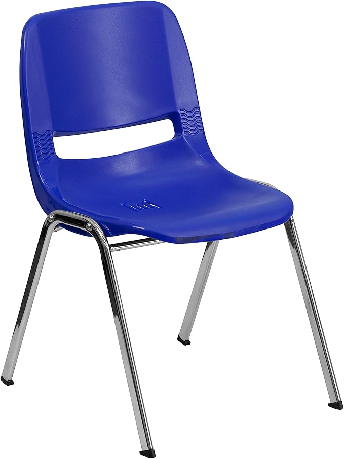 Flash Furniture HERCULES Series 440 lb. Capacity Kid's Navy Ergonomic Shell