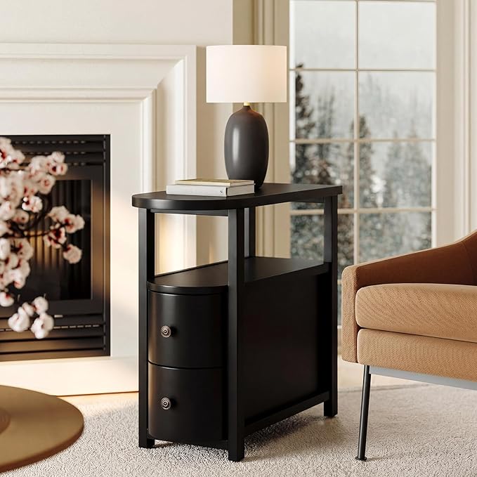 LITTLE TREE Solid Wood End Table Set 2
