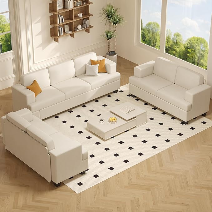 Apicizon 89'' 3-Seat Sofa Couch