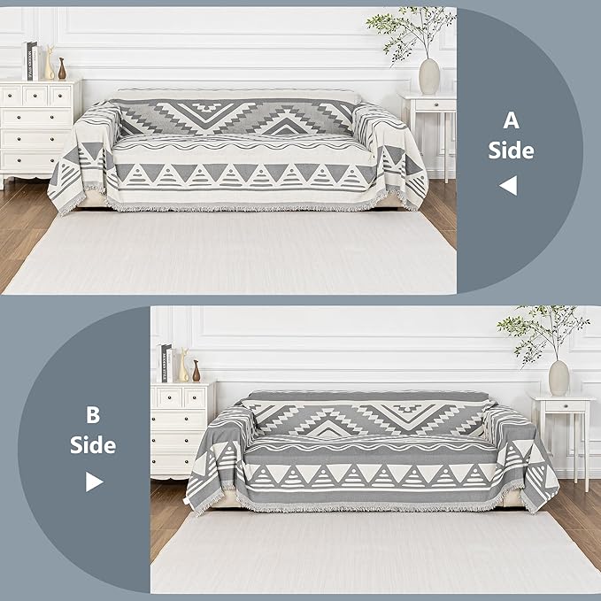 MYSKY HOME Couch Cover for Sectional Sofa Set for Dog Cat Pets Couch Cover 3
